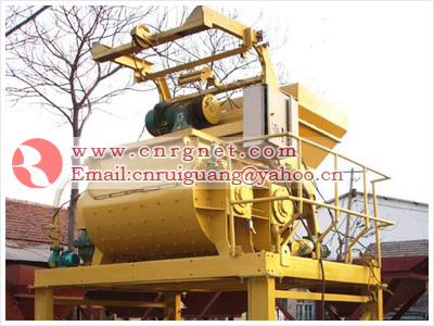 twin shaft concrete mixer